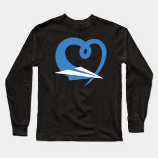 Spreading Love Blue Long Sleeve T-Shirt